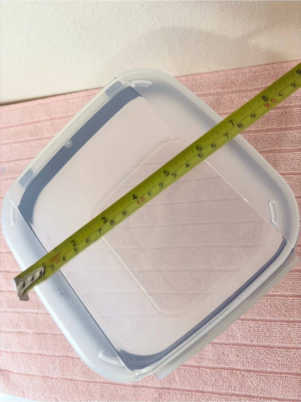 Tupperware Modular Mates Square Signature Line Container #2 Hinged Lid
